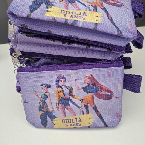 Mini Necessaire Guerreiras K Pop Festa Infantil
