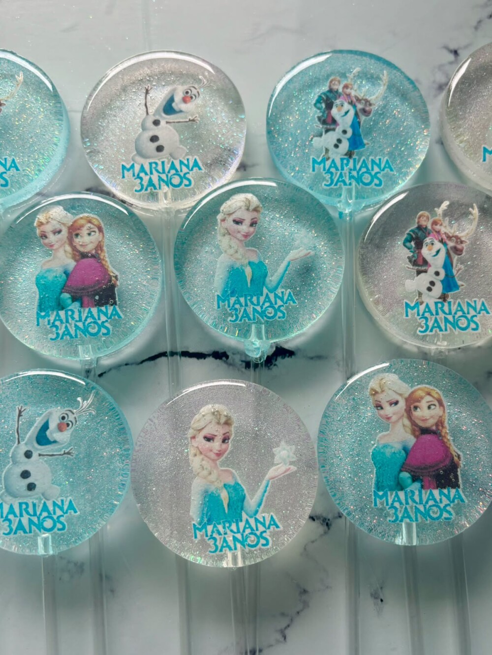 Pirulito de Cristal Frozen