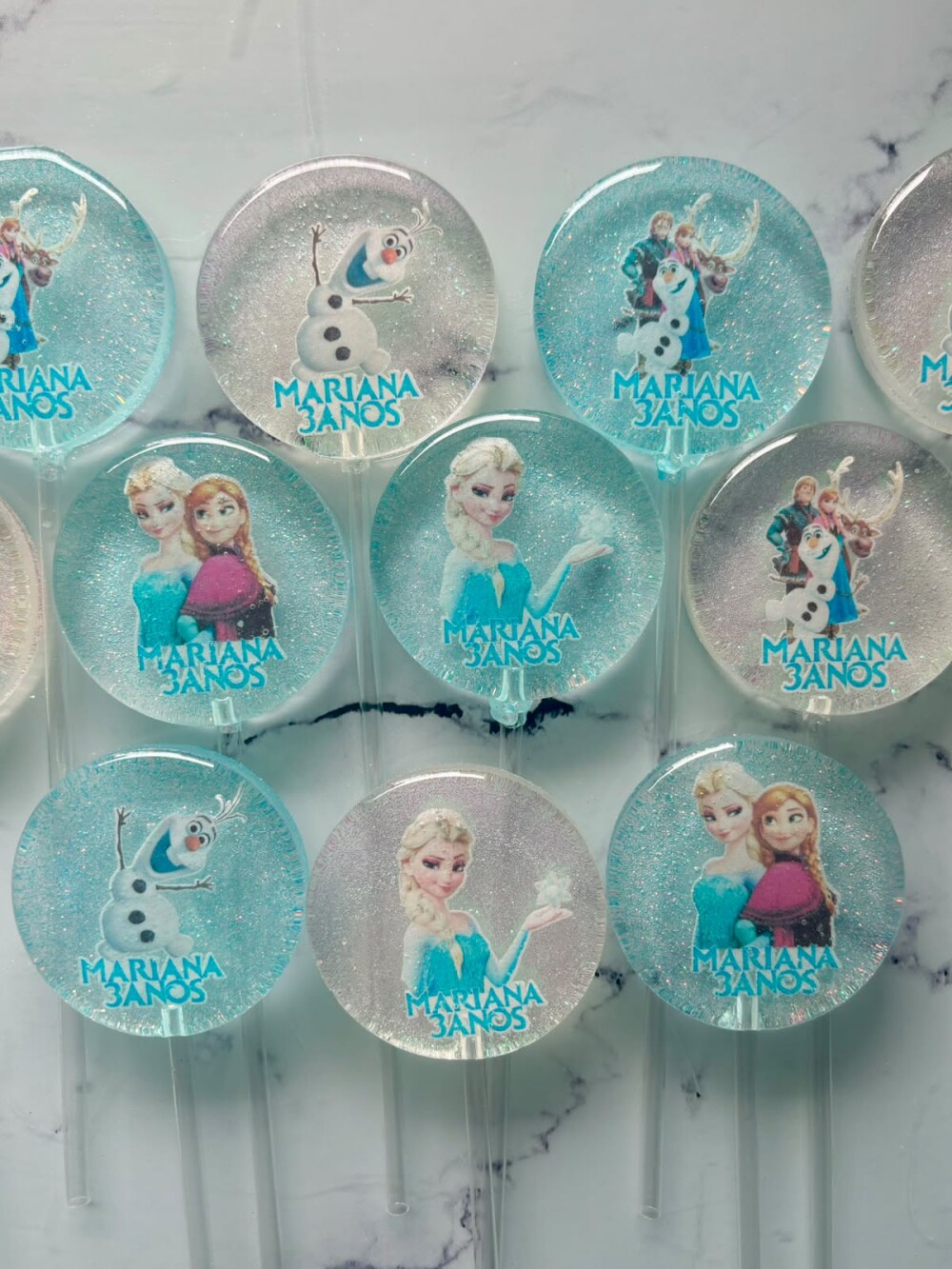 Pirulito de Cristal Frozen