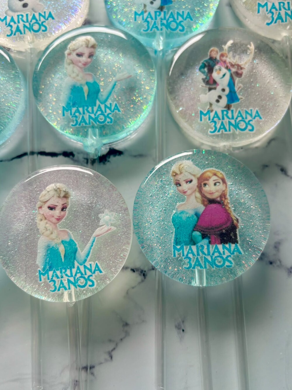 Pirulito de Cristal Frozen
