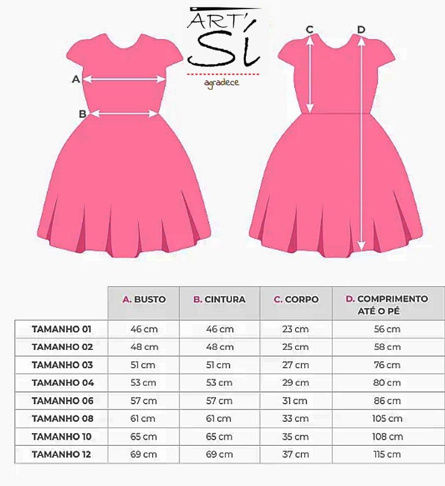 Vestido Junino Infantil Luxo Caipira (tecido Camurça) Menina 6 a