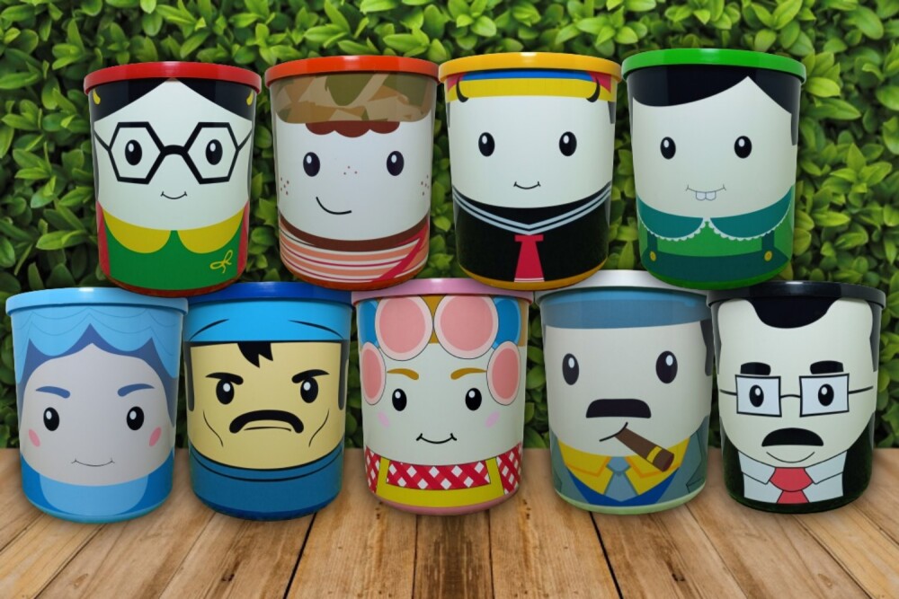 Latas Chaves e sua turma personalizada tipo ninho