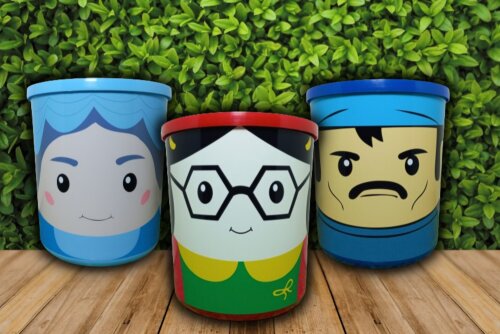 Latas Chaves e sua turma personalizada tipo ninho
