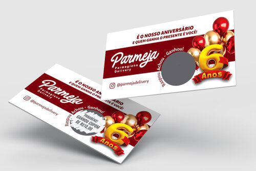 300 Raspadinhas Personalizadas em Papel Fotografico Entrega Rápida