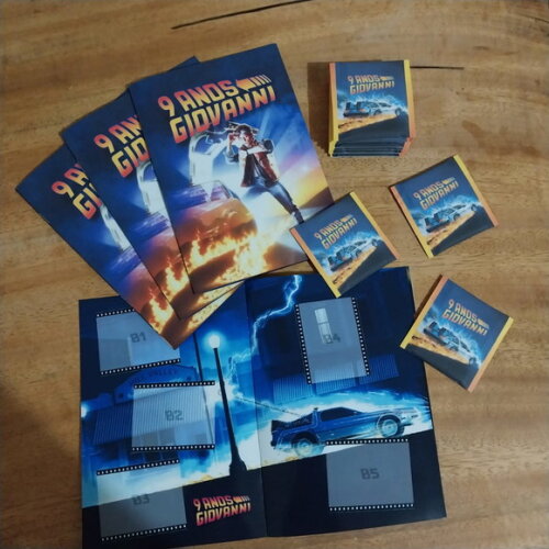 Álbum de Figurinhas c/ Foto do Aniversariante - Lembrancinha