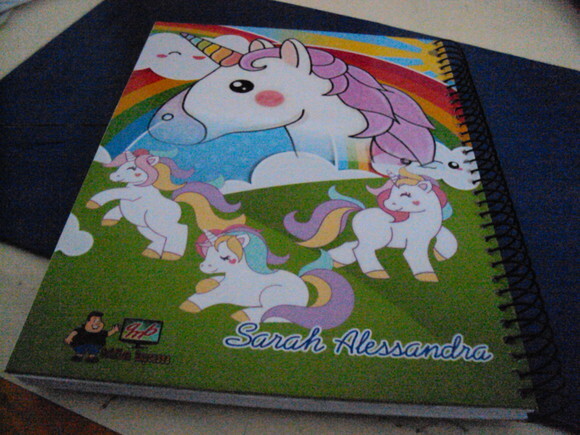 Caderno personalizado 10 máterias, fazemos todos tema