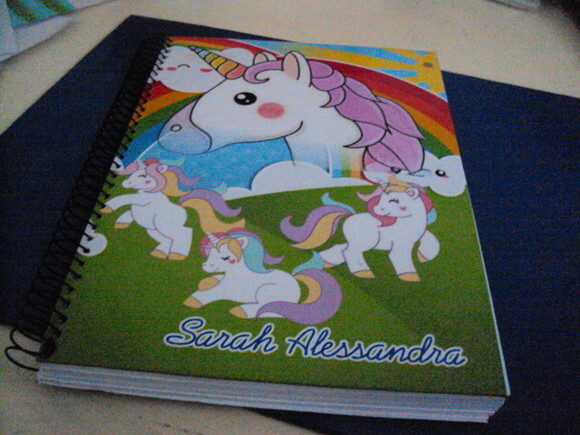 Caderno personalizado 10 máterias, fazemos todos tema