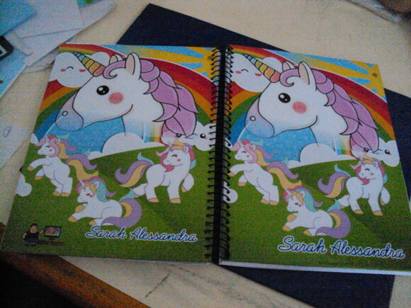 Caderno personalizado 10 máterias, fazemos todos tema