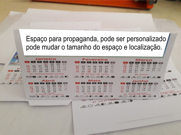 calendário de mesa