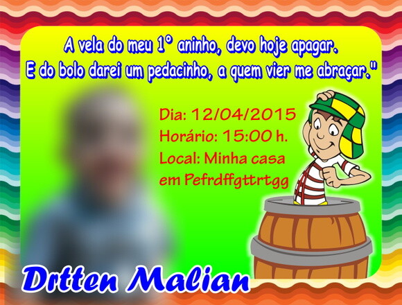 convites personalizados 10x7