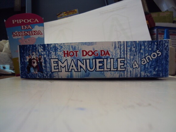 Embalagem hot-dog personalizada