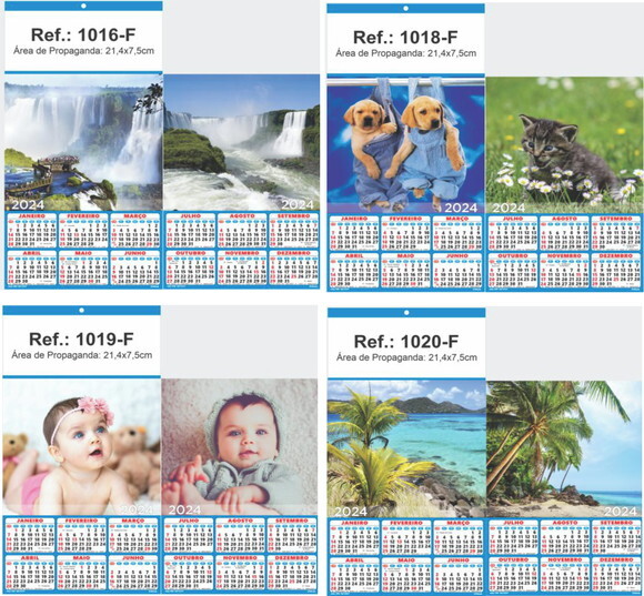 Folhinha de Parede Linha 1000 (100un)