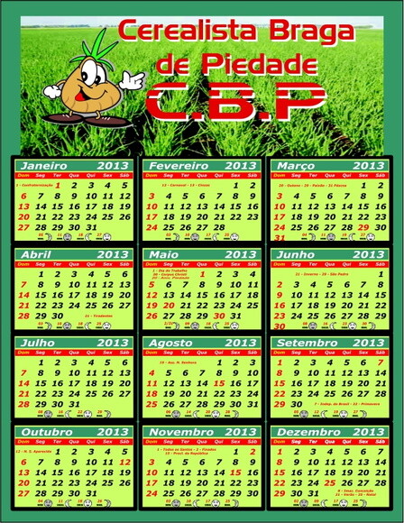 Folhinha Pesonalizada Tamanho A4