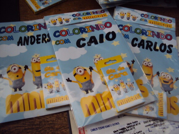 Revistinha para colorir Personalizada