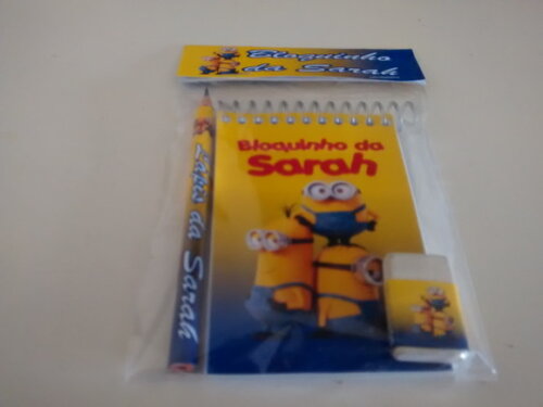 60 Bloquinhos Personalizados com Borracha