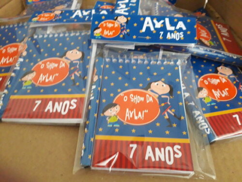 80 Bloquinhos Personalizados
