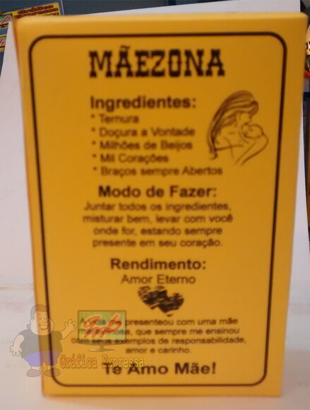 Caixa tipo Maizena, em qualquer tema.