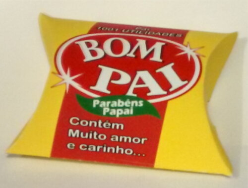 Caixinha tipo travesseiro média.
