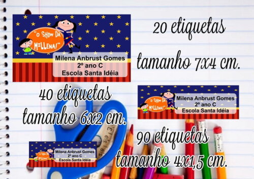 Etiquetas Escolares