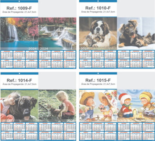 Folhinha de Parede Linha 1000 (100un)