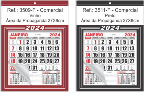 Folhinha de Parede Linha 3500 (100un)