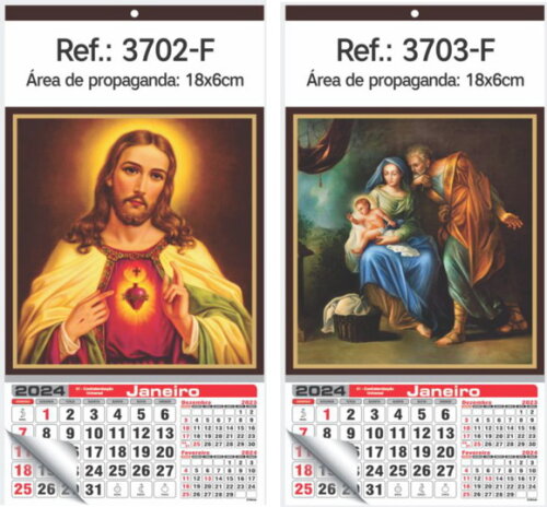 Folhinha de Parede Linha 3700 (100un)