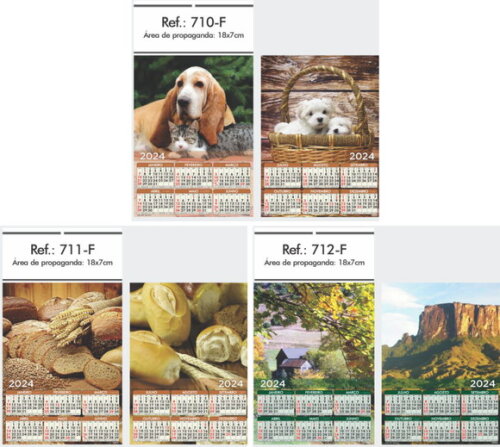 Folhinha de Parede Linha 700 (100un)