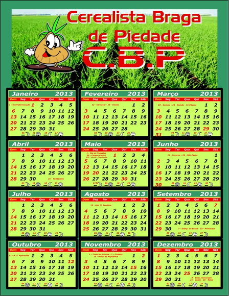 Folhinha Pesonalizada Tamanho A4