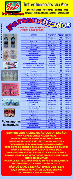 rótulos personalizados vários temas