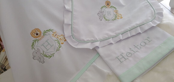 Kit Berço Maternidade Personalizado - Bebê