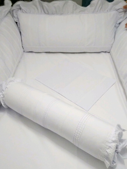 Kit de Berço com Renda Paraíba - Personalizado
