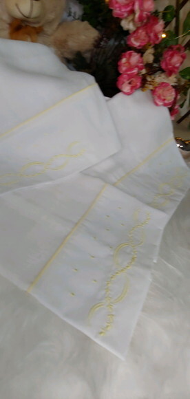 Kit de Fraldas com Bordado Personalizado - Enxoval de Bebê