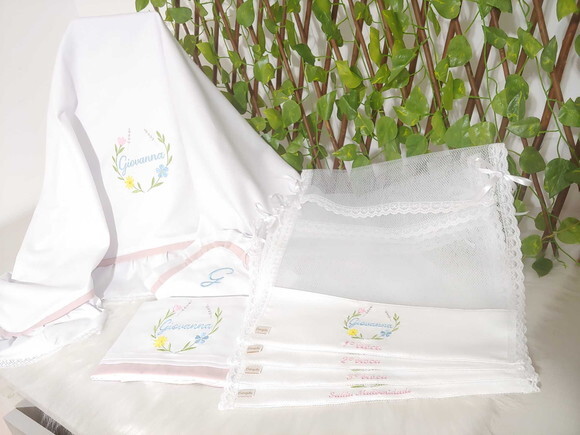 Kit Maternidade Bebê Luxo Personalizado 100% Algodão