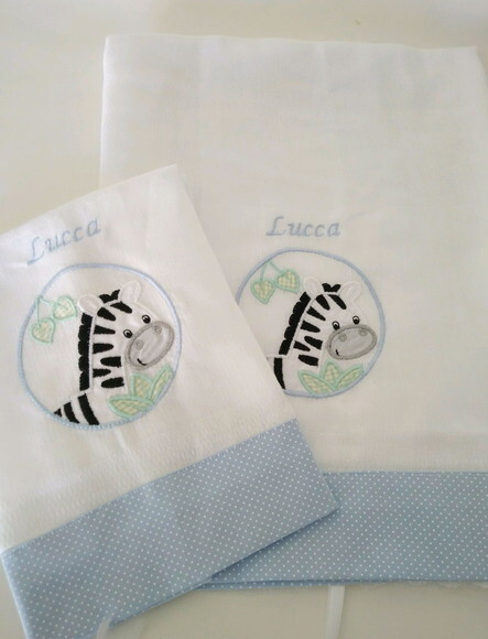 Kit Maternidade Personalizado 100% Algodão - Enxoval Bebê