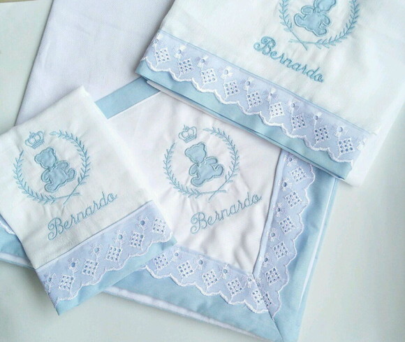 Kit Maternidade Personalizado com Bordado