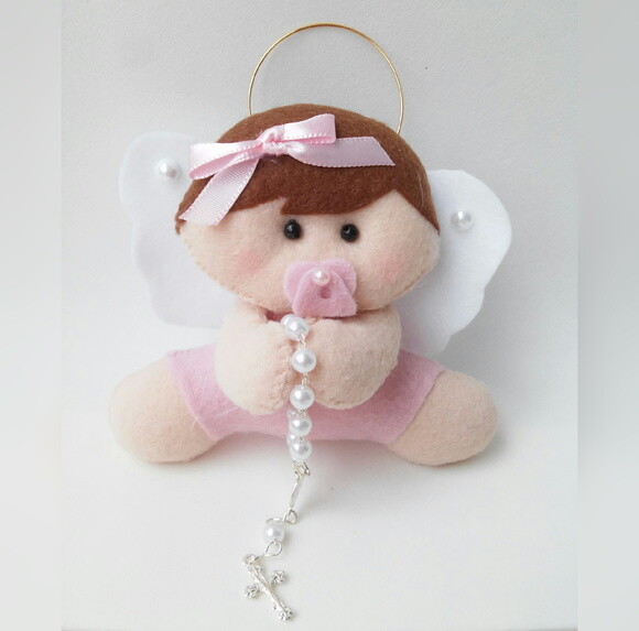Lembrancinha Maternidade Personalizada - 12 Anjinhos