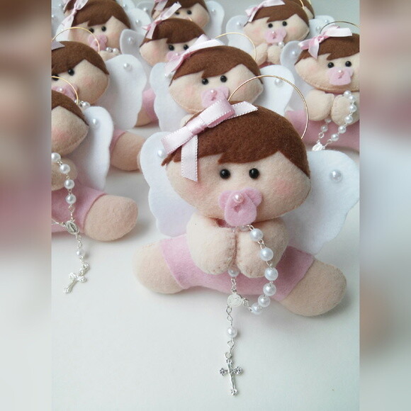Lembrancinha Maternidade Personalizada - 12 Anjinhos