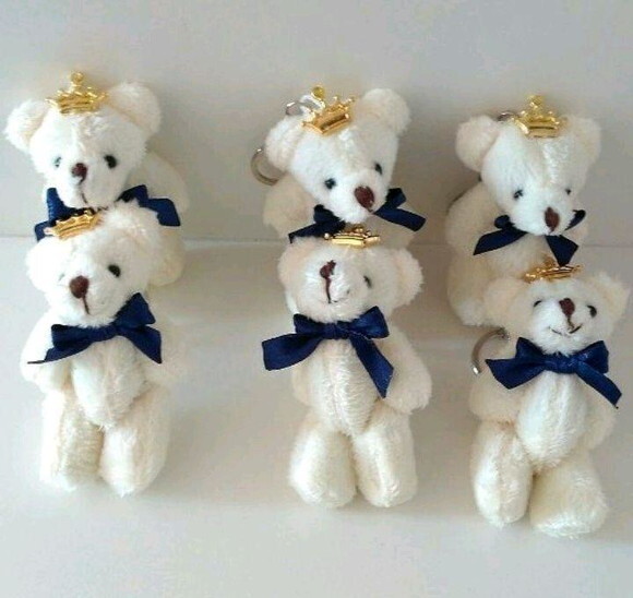 Lembrancinha Maternidade Personalizada - 15 Ursinhos Pelúcia