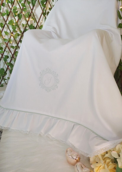 Manta Berço Maternidade e Fralda de Boca - Personalizado