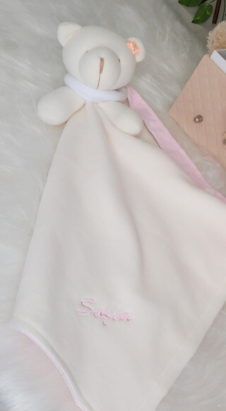 Naninha Personalizado para Bebê - Ursinho(a)
