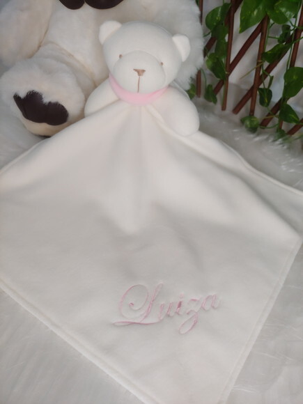 Naninha Personalizada Ursinho - Presente Bebê