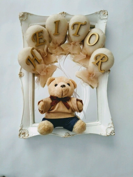 Porta Maternidade Personalizado com Ursinho