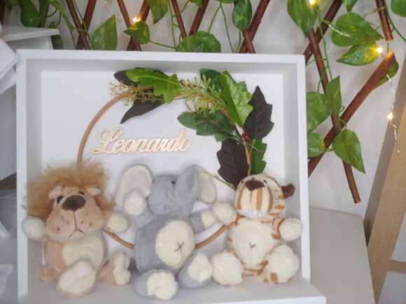 Quadro Porta Maternidade com Led - Personalizado