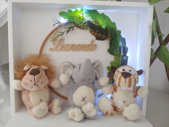 Quadro Porta Maternidade com Led - Personalizado
