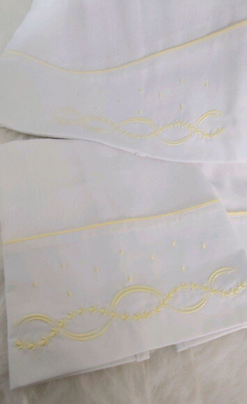 Kit de Fraldas com Bordado Personalizado - Enxoval de Bebê