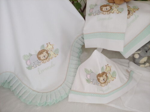 Kit de Maternidade Personalizado - Enxoval de Bebê