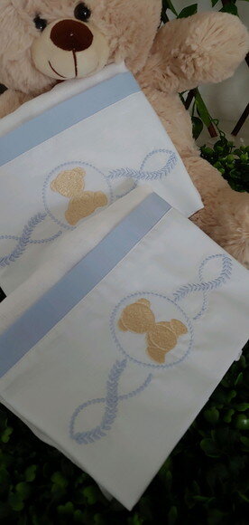 Kit Fralda de Boca com Bordado Personalizado