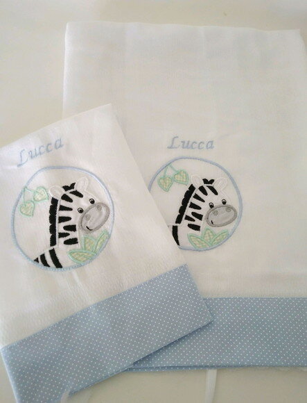 Kit Maternidade Personalizado 100% Algodão - Enxoval Bebê