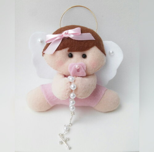 Lembrancinha Maternidade Personalizada - 12 Anjinhos