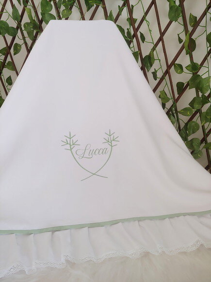 Manta Berço Maternidade Personalizada - Linha Clássica